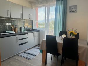 Kuchyň nebo kuchyňský kout v ubytování Apartments Zupan