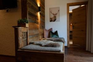 Postel nebo postele na pokoji v ubytování Haus Barbara