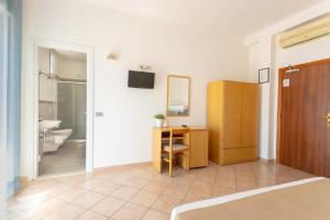 Koupelna v ubytování Hotel Katina