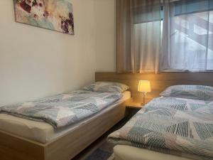 Postel nebo postele na pokoji v ubytování Apartments Zupan