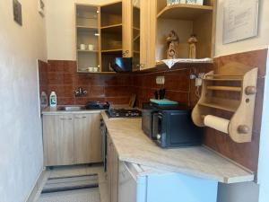 Kuchyň nebo kuchyňský kout v ubytování Apartments Zupan