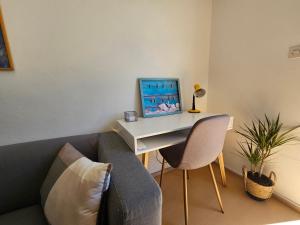 Ein Sitzbereich in der Unterkunft Gianna Apartment Labin