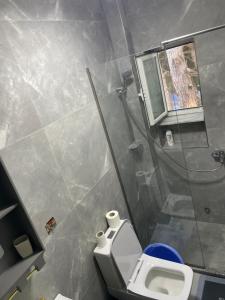 Koupelna v ubytování Hotel Ani