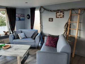 Χώρος καθιστικού στο Chalet Boot style