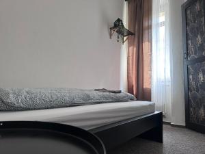 Postel nebo postele na pokoji v ubytování Black Style ROOMS Moravske namesti