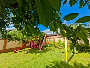 MintiaにあるCasa Royalの緑の芝生のある庭の遊び場