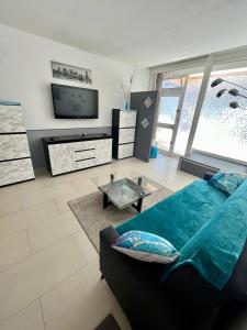 Kuchyň nebo kuchyňský kout v ubytování Duplex Juan les Pins proche plage