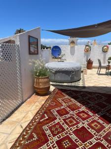 Patio nebo venkovní prostory v ubytování Villa vue sur mer