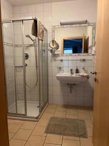 Vannituba majutusasutuses Sagebruenndle Appartements