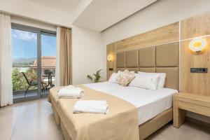 Voodi või voodid majutusasutuse Esperia Hotel toas