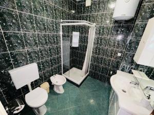 Koupelna v ubytování Apartments Tereza