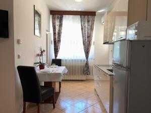Kuchyň nebo kuchyňský kout v ubytování Apartments Tereza