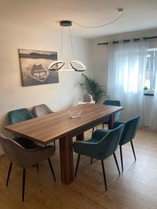 Posezení v ubytování Ferienwohnung Rickelhoff