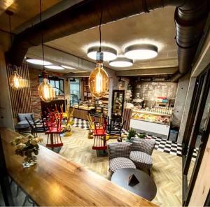 Χώρος καθιστικού στο Stara-Piekarnia Apart-hotel