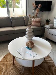 A seating area at Hotel Proteas