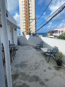 Uma varanda ou terraço em Studio do morro
