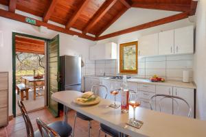 Kuchyň nebo kuchyňský kout v ubytování House Irena