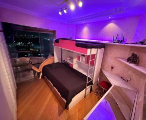 Só Mulheres Cobertura Duplex Alto Padrão Shows Ginásio Parque Ibirapuera Jardins Av Paulista Paraíso Vl Mariana客房内的一张或多张床位