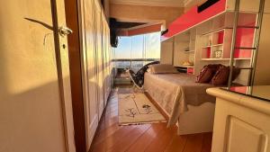 Só Mulheres Cobertura Duplex Alto Padrão Shows Ginásio Parque Ibirapuera Jardins Av Paulista Paraíso Vl Mariana客房内的一张或多张床位