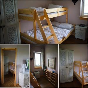 Posteľ alebo postele v izbe v ubytovaní Apartamenty Poświata - z widokiem na łąki