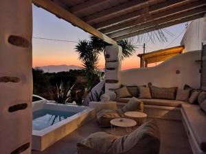 Posedenie v ubytovaní Naxos Kastraki Boutique House With MVigla Seaview