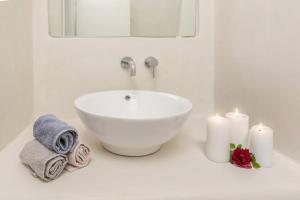 Kúpeľňa v ubytovaní Villa Agali Naxos Glyfada Kastraki