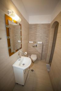 Een badkamer bij Castelopetra