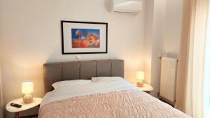 Posteľ alebo postele v izbe v ubytovaní Wonderful apartment in Acropolis