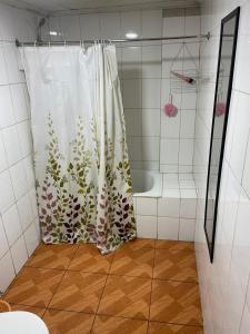 Koupelna v ubytování Habitación simple económica