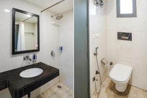 Koupelna v ubytování FabHotel Kaushambi
