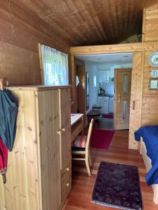 Postel nebo postele na pokoji v ubytování Ferienhaus Waldblick