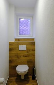 Kúpeľňa v ubytovaní Apartmány pri Belej