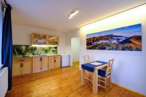 Kuchyňa alebo kuchynka v ubytovaní Apartmány pri Belej