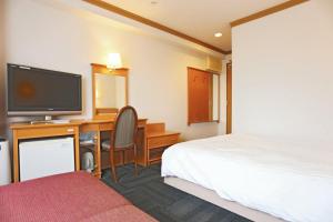 TV a/nebo společenská místnost v ubytování Hotel Castle Inn Ise Meotoiwa