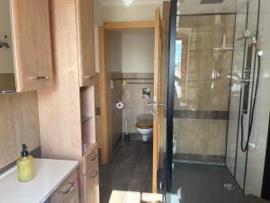 Kúpeľňa v ubytovaní Landhaus Ganzer