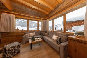 Posezení v ubytování Bachgut - Das Resort am Berg