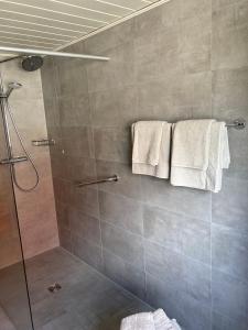 Koupelna v ubytování Ferienwohnung am Walberla / Fränkische Schweiz
