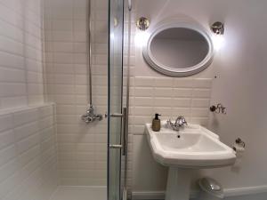Koupelna v ubytování B&B in schönem altem Bauernhaus