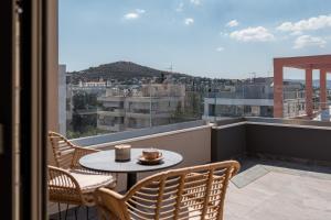 Ein Balkon oder eine Terrasse in der Unterkunft Wellnest Hotel