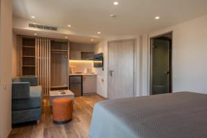 Küche/Küchenzeile in der Unterkunft Wellnest Hotel