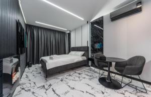 Posteľ alebo postele v izbe v ubytovaní Luxury apartments GREAT