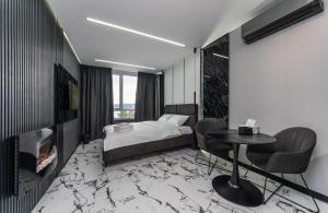 Posteľ alebo postele v izbe v ubytovaní Luxury apartments GREAT