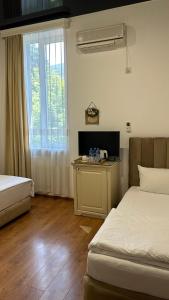 Letto o letti in una camera di Wald Hotel Lagodekhi