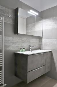Koupelna v ubytování Helios Studios & Apartments