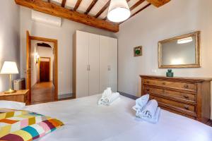 Posteľ alebo postele v izbe v ubytovaní Zeno Apartment by Mamo Florence