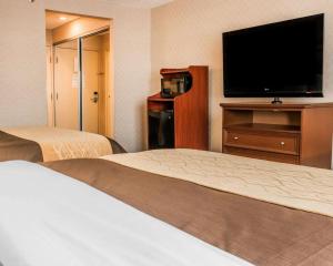 TV a/nebo společenská místnost v ubytování Comfort Inn