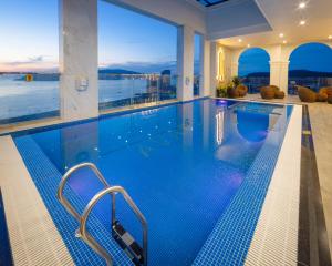 a swimming pool in a house with a view at Avari Hotel in Nha Trang