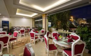 Posezení v ubytování Sapa Praha Hotel