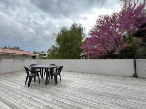 Balkón nebo terasa v ubytování Appartements proche CHU