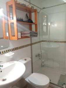 Koupelna v ubytování Casa Alberto